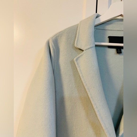Mint Wool Blend Topcoat | Size M - Picture 7 of 8